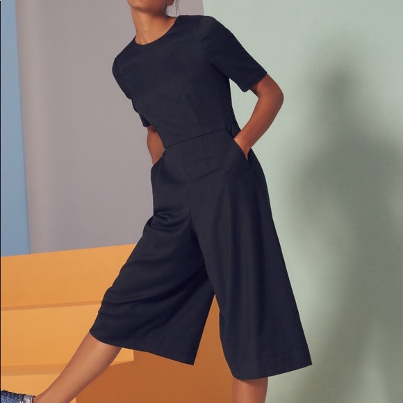 ted baker navy jumpsuit